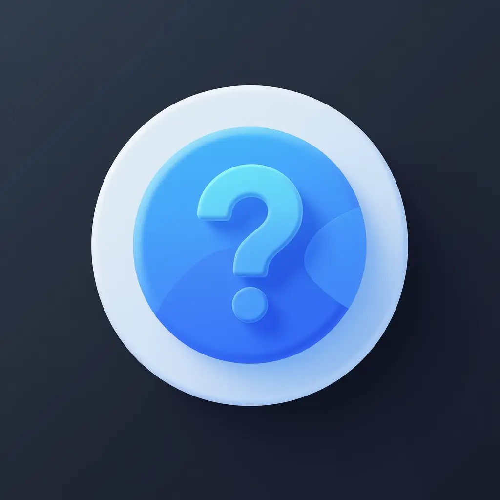 FAQ Icons für häufige Fragen zu Online Wetten