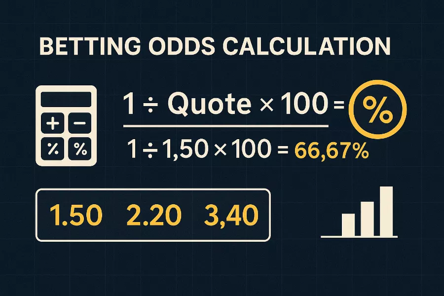 Quoten Berechnung Formel und Wahrscheinlichkeit bei Sportwetten erklärt